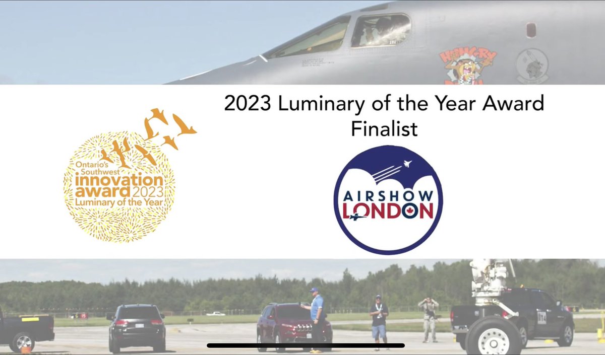 tvdsbaviation's tweet photo. Warms our hearts to see Gerry Vanderhoek @AirshowLondon finalist for the Ontario Southwest Innovation Award in the #Luminary of the Year Category!! Hook has done so much to help Aviation School take off. ✈️ 👇🎉🎉 https://t.co/B3mMAWwY04