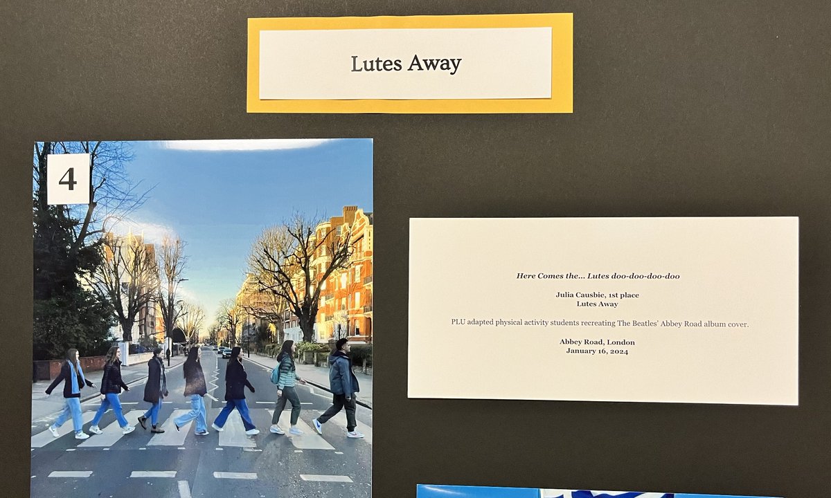 Shoutout to <a href="/plu_kinesiology/">PLU Kinesiology</a> student Julia Causbie for a 1st place win in in the @PLUWangCenter  2024 study away photo contest!