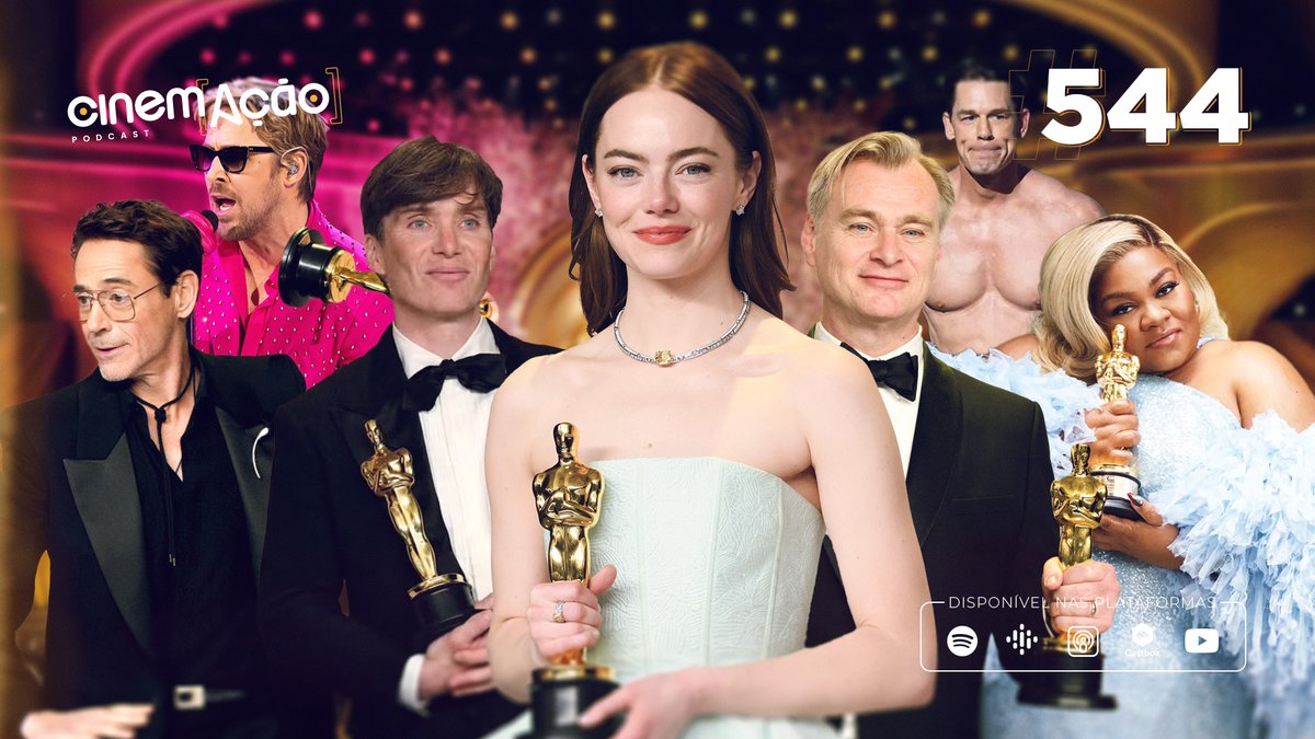 cinemacao's tweet photo. A 96ª cerimônia do Oscar, foi uma das mais aguardadas e comentadas dos últimos tempos, mobilizando a web com momentos emblemáticos e vencedores incríveis! Venha repercutir com @rafaarinelli, @Edu_Sacer e @danielcury no tapete vermelho do @cinemacao:
▶️ https://t.co/TsOetfKqsp https://t.co/PbIVnfVgUD