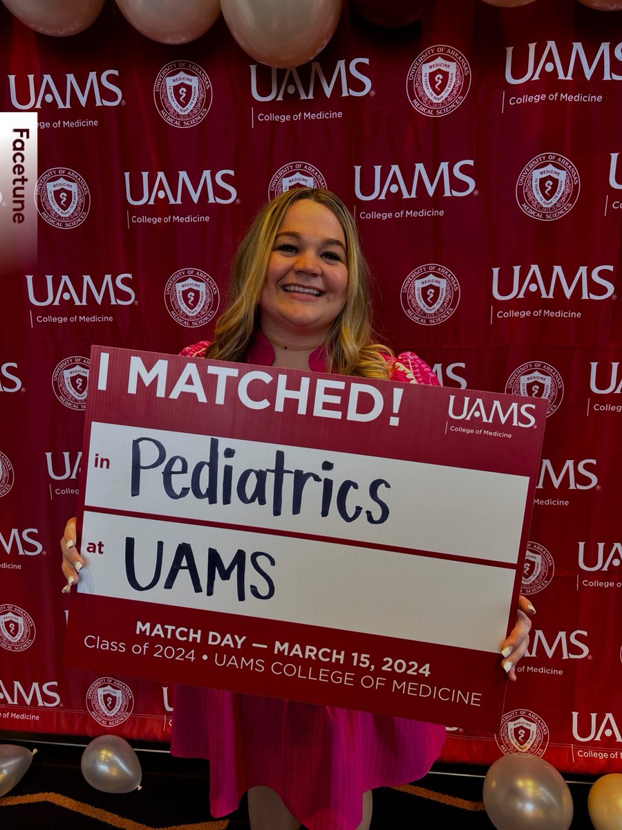 So excited #Match2024. I’m going to be a pediatrician!