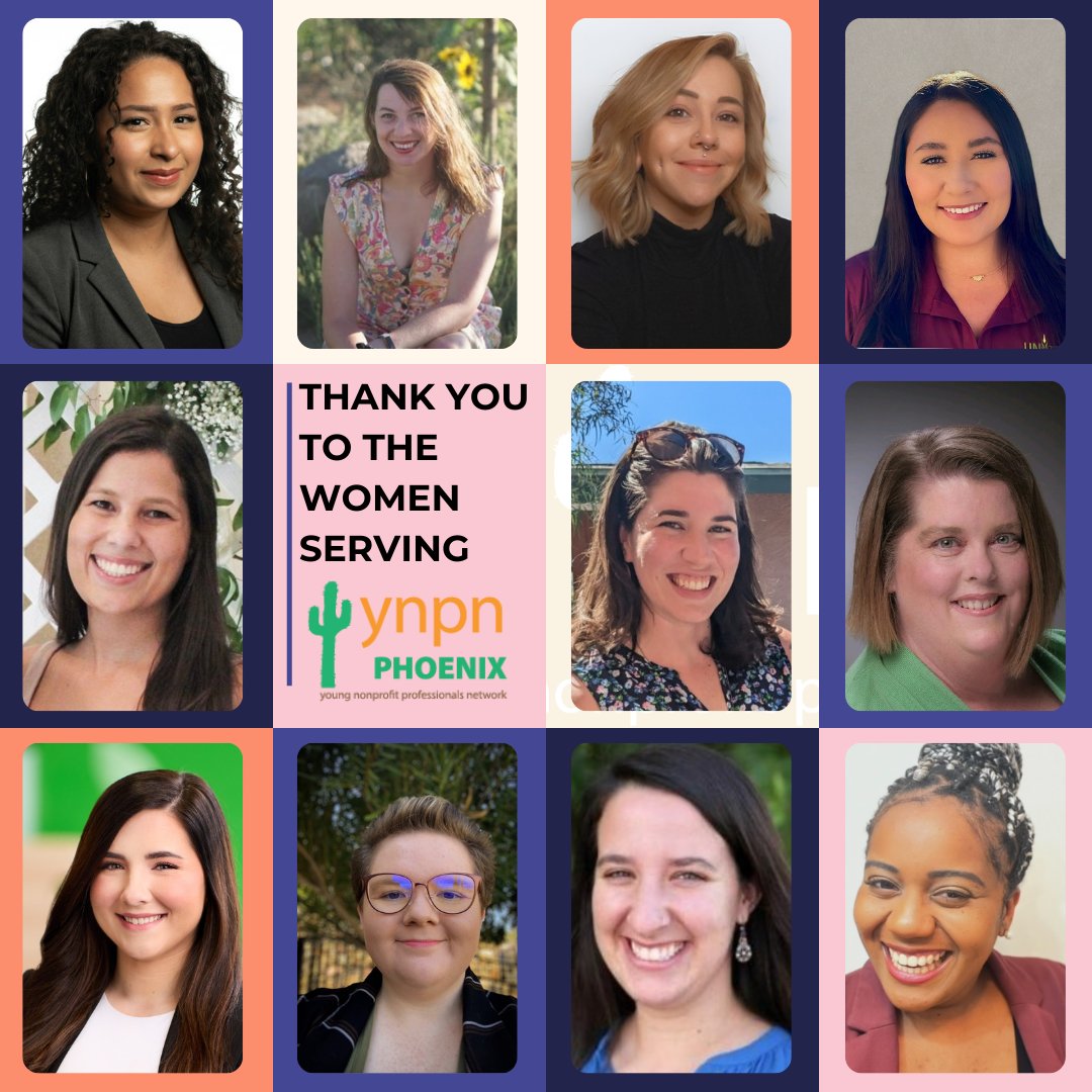 This month we want to spotlight the incredible women serving YNPN Phoenix!🤗 We look forward to all of your future contributions!🧡💚

#WomensHistoryMonth #WomenLeaders #NonprofitLeadership #YNPNPhoenix