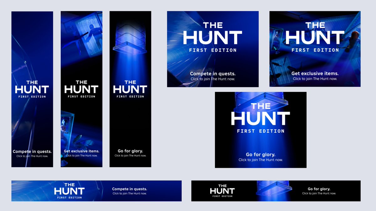 All User Ads across the Roblox website are sold out until March 16th at 11:00AM PT, as Roblox has taken over the ad space with advertisements featuring The Hunt.