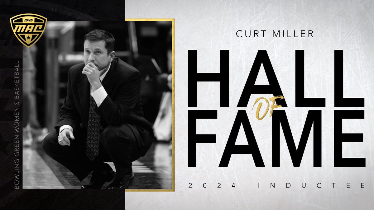 The architect of the BGSU women’s basketball program from 2001-12. Welcome to the MAC Hall of Fame, @CurtMillerWBB! 🗒: bit.ly/3IE4NTz | #MACtion