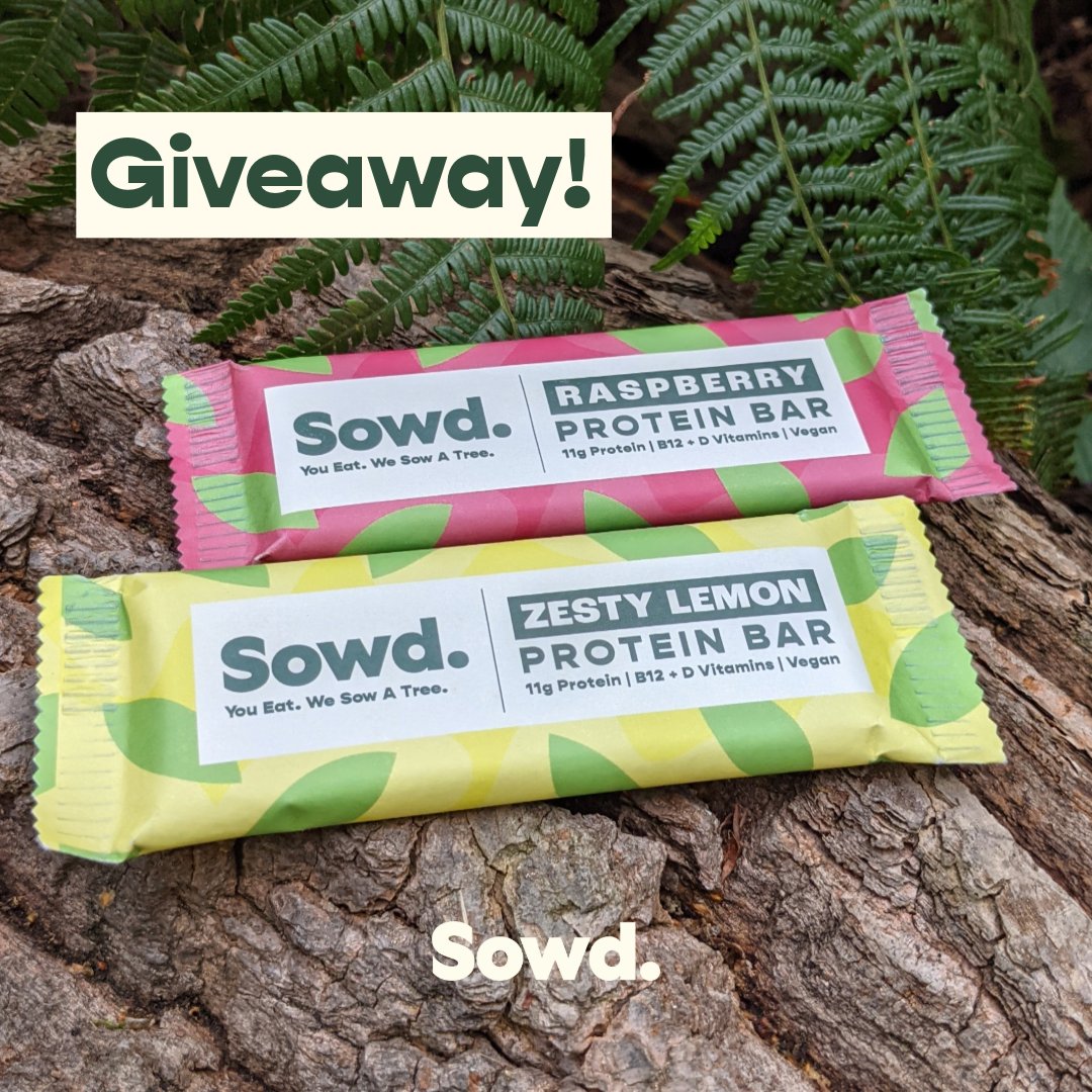 Giveaway!! ⏰

We are giving away a box of 🍋 6 Zesty Lemon and 😋 6 Raspberry Protein Bars!

How to enter:

Head over to our Instagram @eatsowd and check out this post!

Good luck!

#proteinsnacks #vegan #fitness #muscle #win #giveawayuk #enteruk #competitionuk #giveaway
