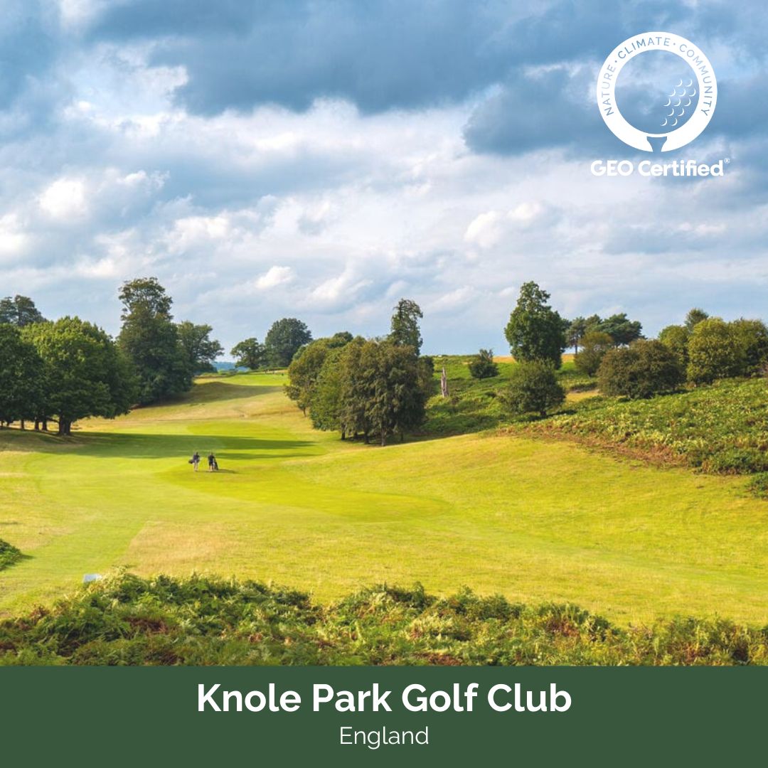 Congratulations to all the team @KnoleParkGC on becoming GEO Certified® 👏 👏 Check out their highlights on the Sustainable Golf Leaderboard 👉 bit.ly/3vereeY #ForSustainableGolf #BetterWithNature