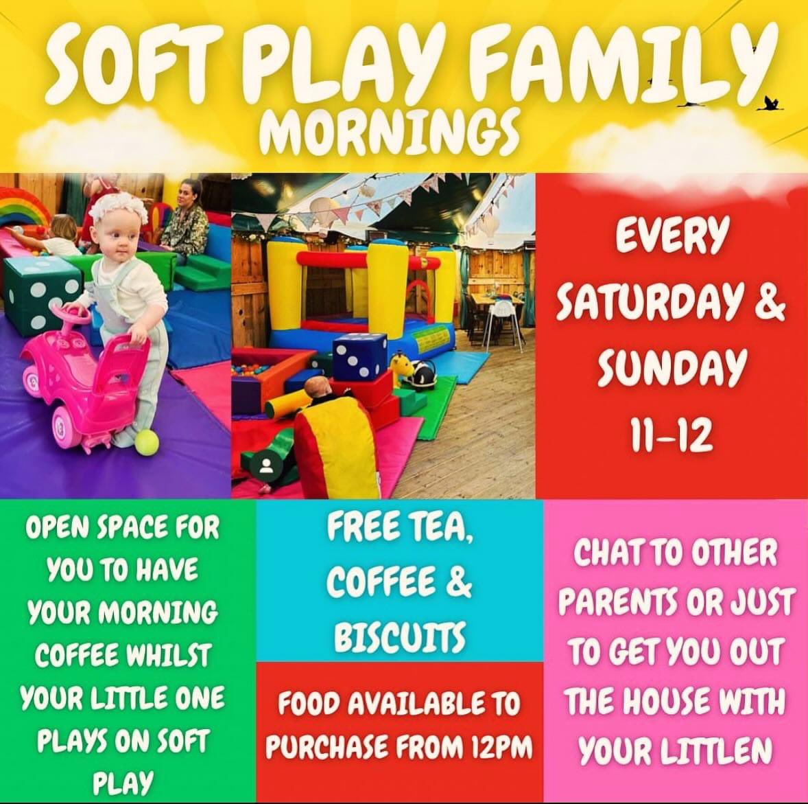 FREE SOFT-PLAY FAMILY MORNINGS at the Imaginarium Roundhouse 11am - 12pm every Saturday & Sunday. 🎪 Then stay for Saturday Children’s Crafternoons with artist Jennie Wishart 12-1pm. Free tea, coffee & biscuits. @cultureKnowsley @Knowsley_EYS @KnowsleyNhoods @TownPrescot