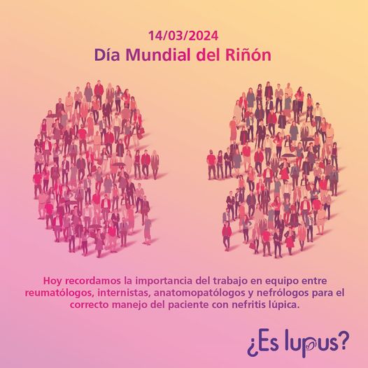 lupusalua's tweet photo. Día Mundial del Riñón.
#saludrenalparatodos #nefrología #diamundialdelriñon #lupus #eslupus #hablemosdelupus #lupusawarness #lupuselupus #lupuswarrior #diagnosticaLUPUS #SospechaLUPUS #PiensaenLUPUS https://t.co/eEiTcsyg7c
