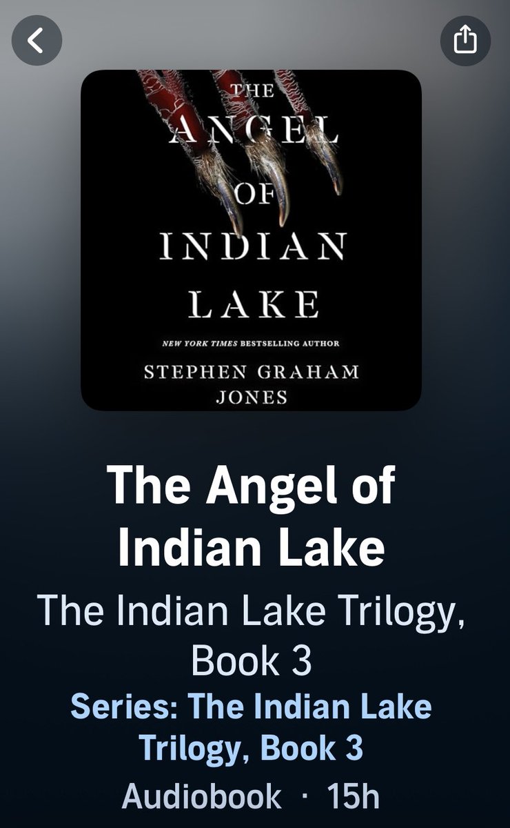 Do y’all understand how epic this audiobook is gonna be???!!
The Angel of Indian Lake by Stephen Graham Jones is almost here!
#JadeDanielsIsMyFinalGirl