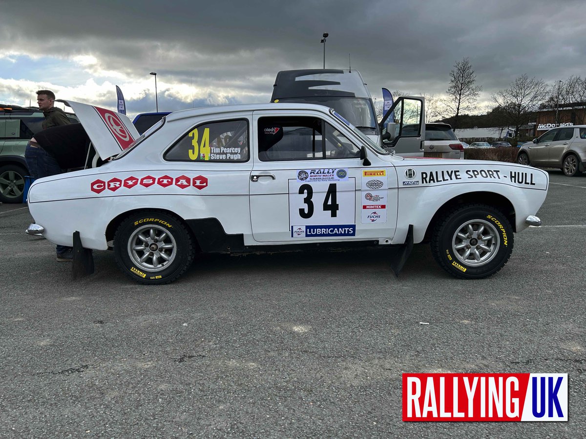 RALLY NORTH WALES: Scenes from Welshpool this afternoon, ahead of the start of @RallyNorthWales 2024 tomorrow. 🏴󠁧󠁢󠁷󠁬󠁳󠁿🇬🇧 @WnRC | @OfficialBHRC | @Trailheadjerky | #RallyNorthWales | #RNW24