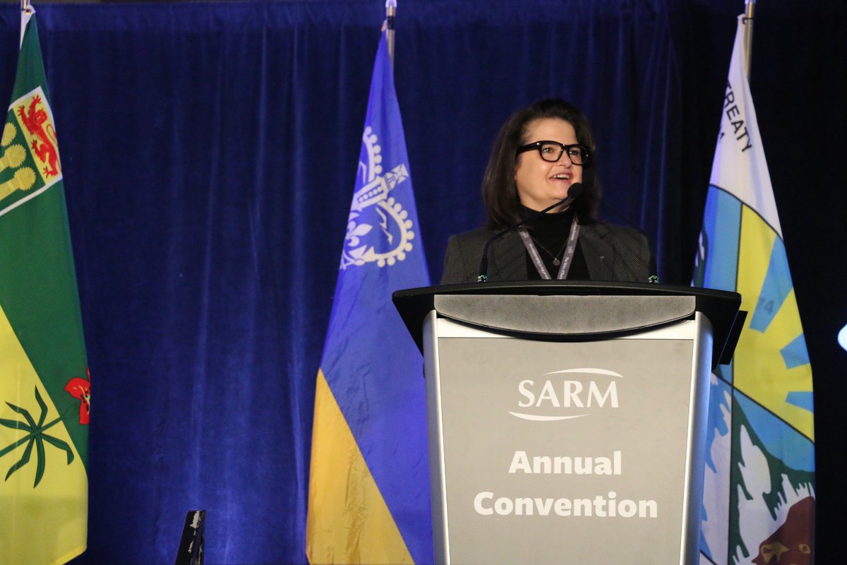 I always enjoyed attending the @SARM_Voice luncheon when dad was an RM councillor. There is no better room to be in if you want to have your finger on the pulse of what is going on in rural SK —because local voice matters. It was an honour to address delegates this week.