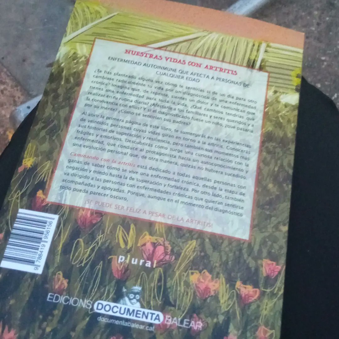 Hoy es un día muy especial para mí y para todas las personas que participamos en este libro...
#artritis
#inclusoconartritis
#caminandoconlaartritis
<a href="/ConArtritis/">ConArtritis</a> 
<a href="/ConartritisPMA/">ConArtritis-Mallorca</a>