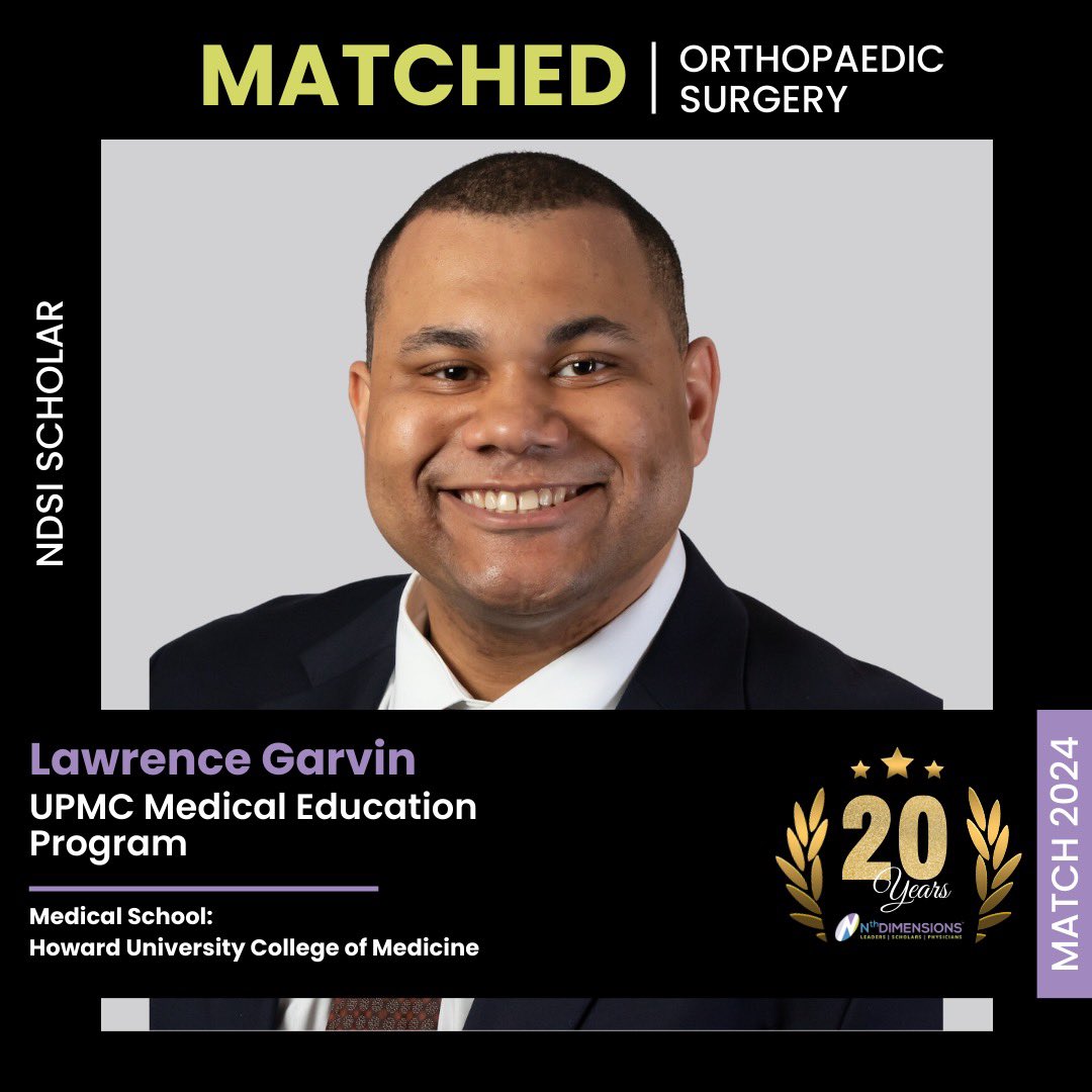 Congratulations! 🎉 #nthdimensions #matchday #2024match #orthopaedicsurgeon #ilooklikeadoctor #nthdim #ndsi #nthfam #resident #residency #matchday2024 #ortho