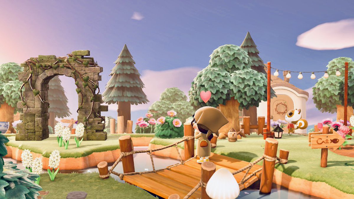 OlympieACNH's tweet photo. J’ai mis à jour le code onirique de mon île Olympie, si vous souhaitez y faire un tour voici le code DA-7004-4322-1895 🩷 #ACNH #AnimalCrossing https://t.co/DeU1NXoRN0
