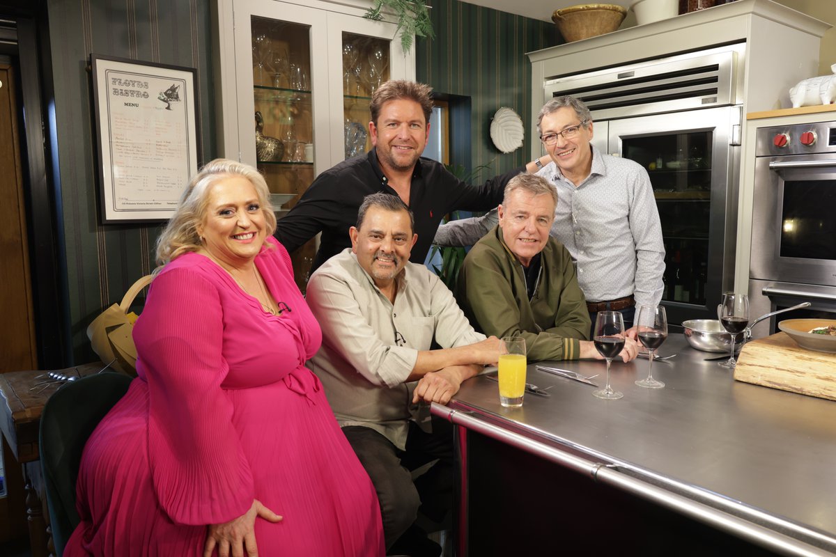 Tomorrow at 9.30am on @ITV @jamesmartinchef serves up a fry up with waffles and a classic coq au vin for @madness_info frontman Suggs, while there are recipes from chefs Daniel Galmiche and @chefcyrustodiw1 , and @AlysiaVasey will be sharing more top foraging tips!