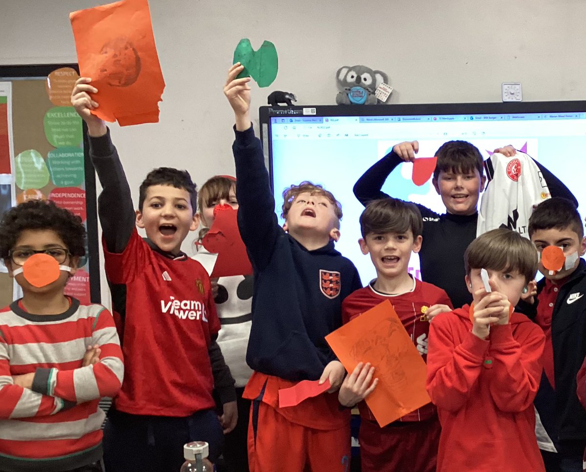 Badger Class wore red and enjoyed a creative task to mark Comic Relief’s annual fundraising event, Red Nose Day! #skillsforlifetrust #care #respect #SP Skills for Life Trust