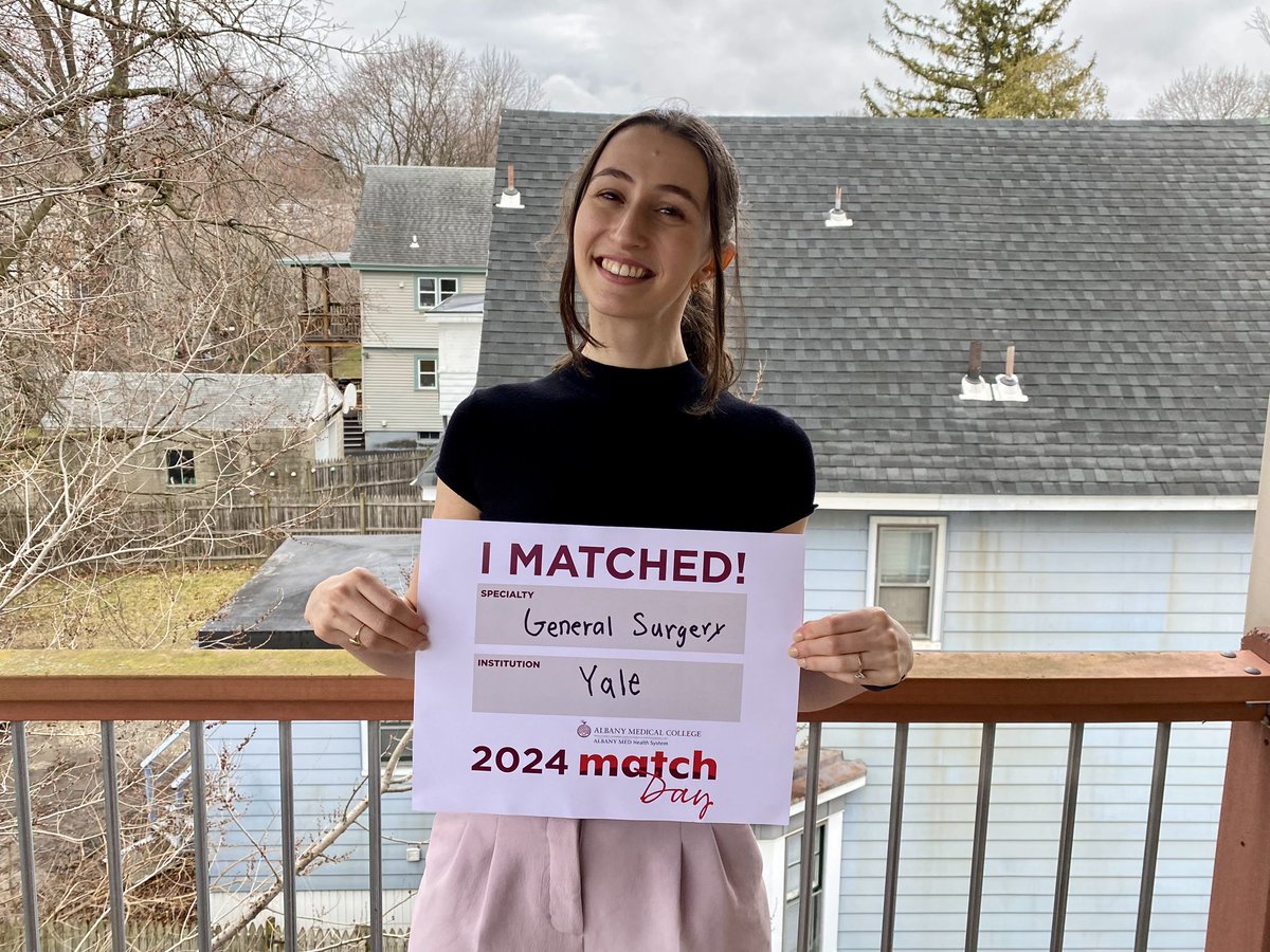 Rachel Scheub, MD (@r_scheub) on Twitter photo So excited to be starting my surgery career at Yale! Feeling very grateful for everyone who helped me get to this point, and so excited to be returning to Connecticut! 🥳 
#match2024 So excited to be starting my surgery career at Yale! Feeling very grateful for everyone who helped me get to this point, and so excited to be returning to Connecticut! 🥳 
#match2024