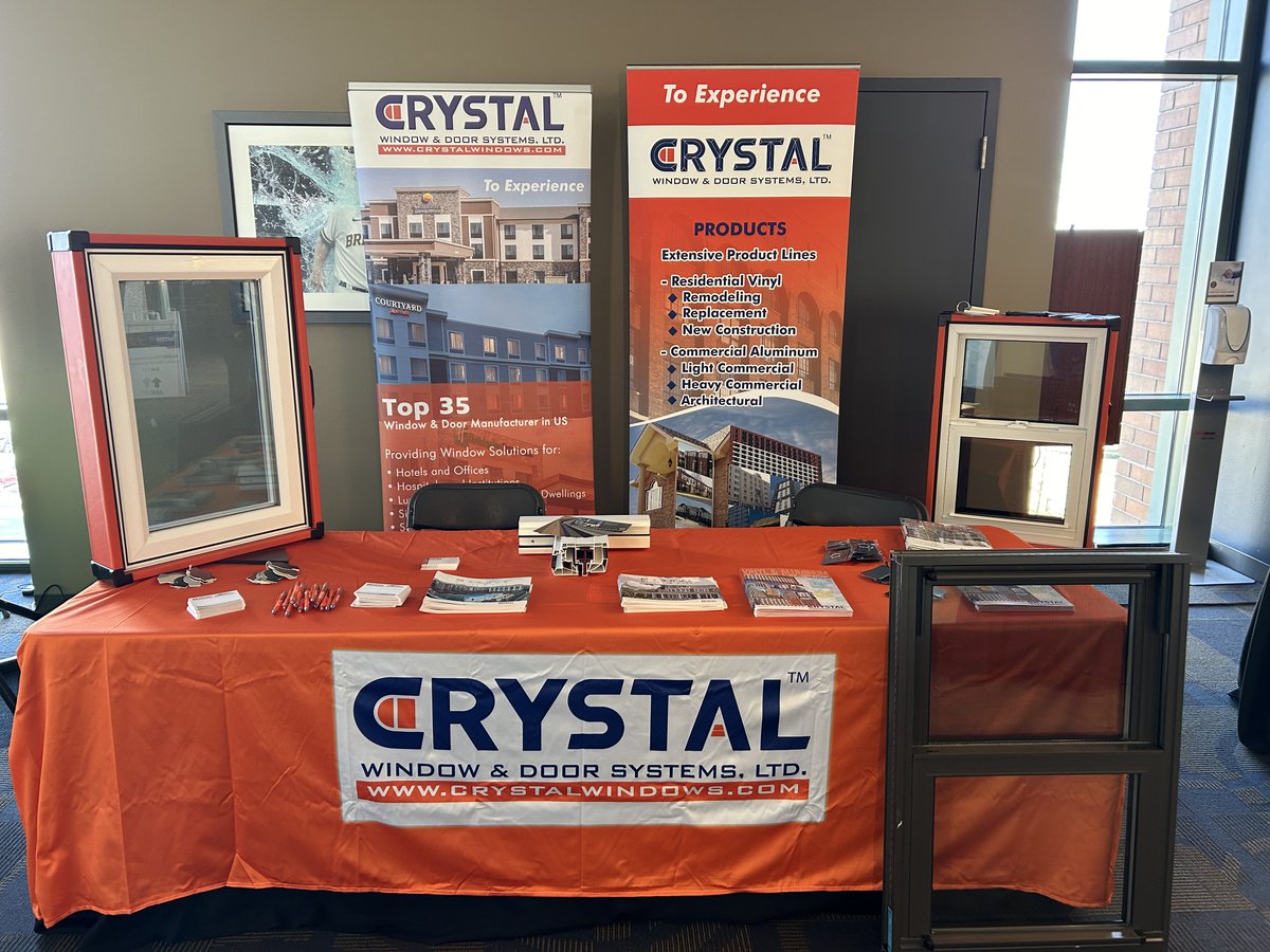 Crystal was a proud participant of the 2024 ABC Supply Product Show at American Family Field in Milwaukee! #CrystalWindows #MadeInUSA