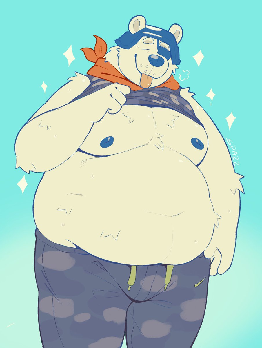 I was in the mood to do something cute, and this big boy was my victim c: