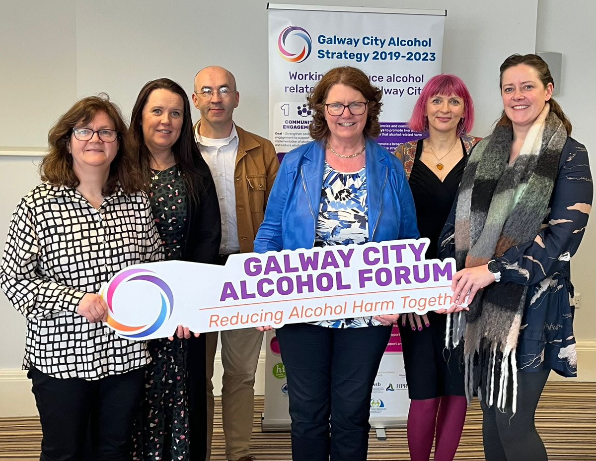 AlcoholForum's tweet photo. Great gathering of community representatives, health services, Gardai organized by Galway City Alcohol Forum and @WesternRDATF this week.   Very clear commitment to supporting community engagement &amp; preventing alcohol harm @1Hildegarde https://t.co/0HLOh90BxG