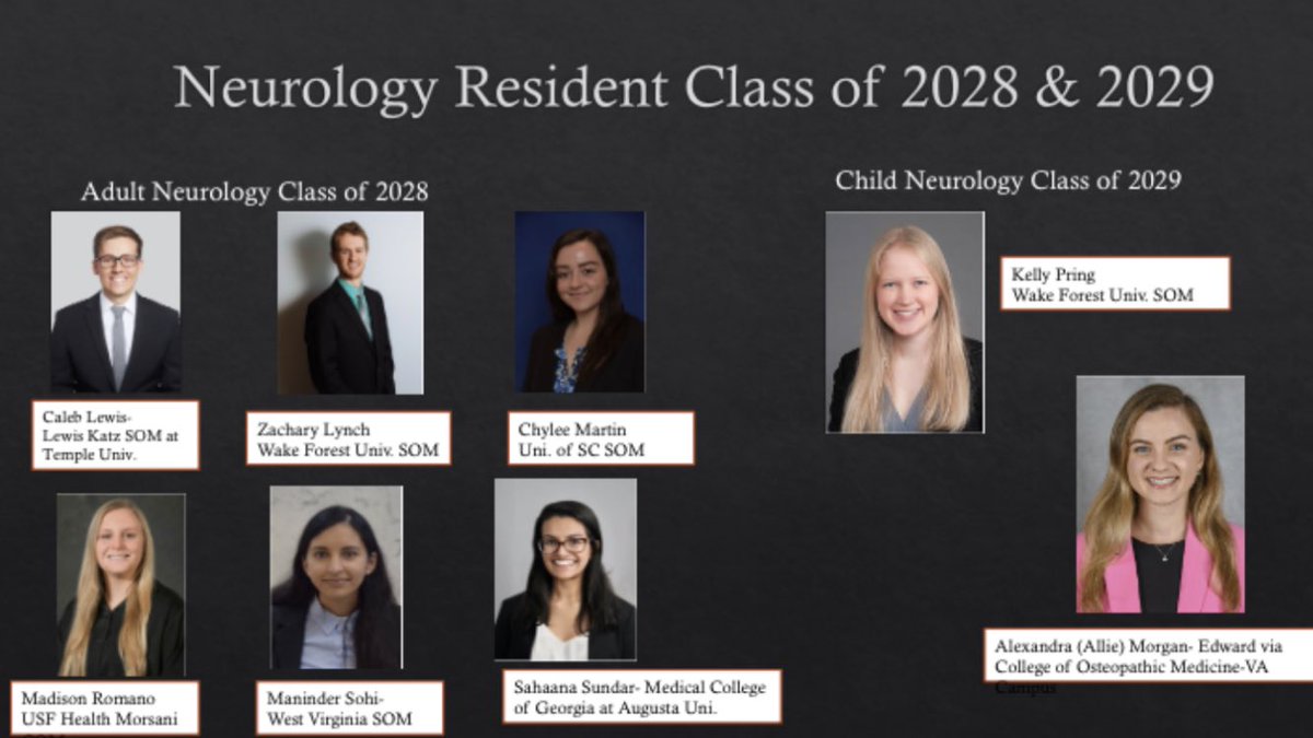 So excited to announce the result of the Adult and Child Neurology Match for 2024!  We couldn’t be more pleased!