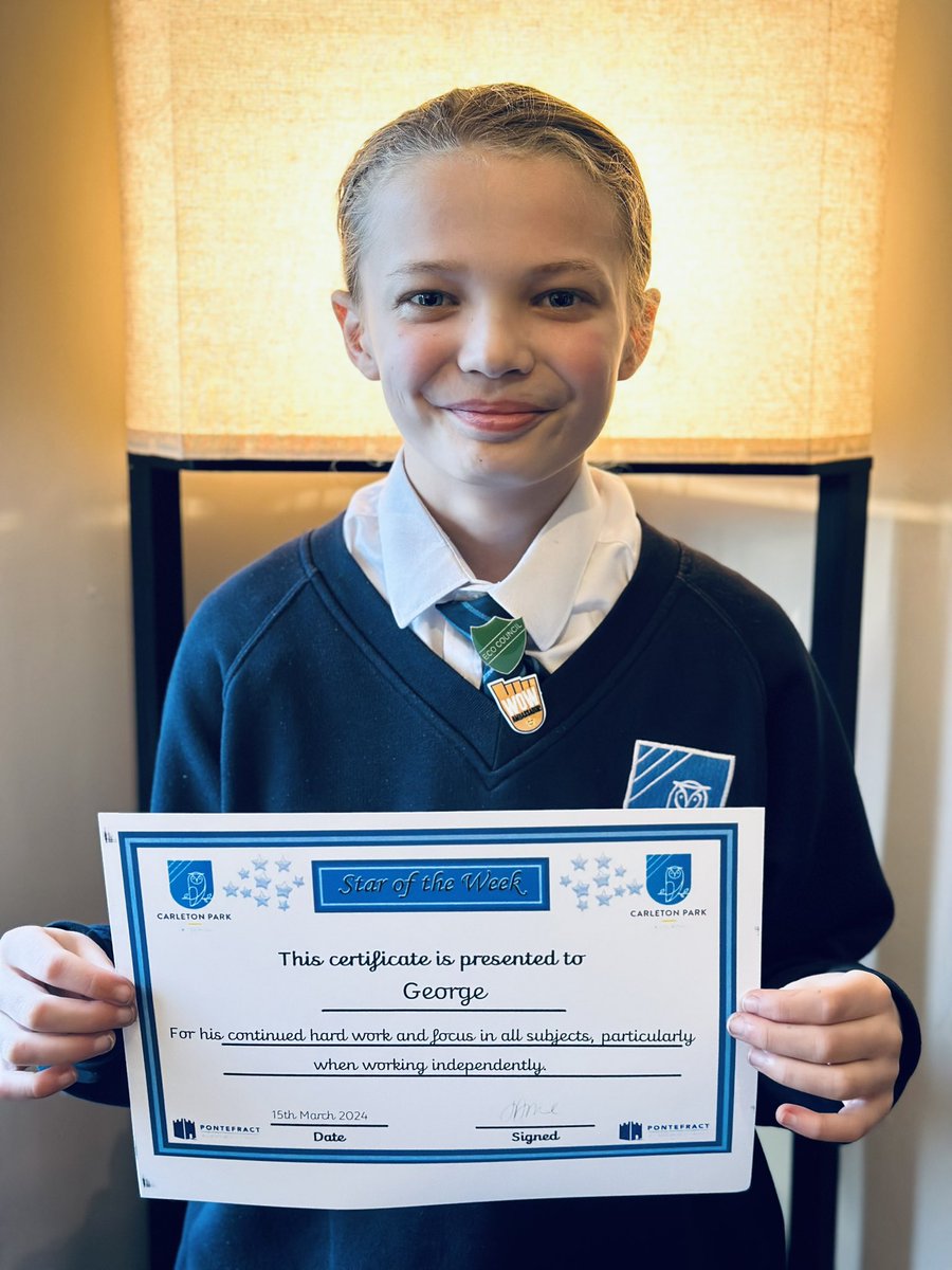 So #proud of how George is always working hard to be the best that he can be, whatever he’s doing. Even going the extra mile by choosing to do extra maths at home to help him prepare for his Sats. Keep being you George 💙 #bethebestyoucanbe