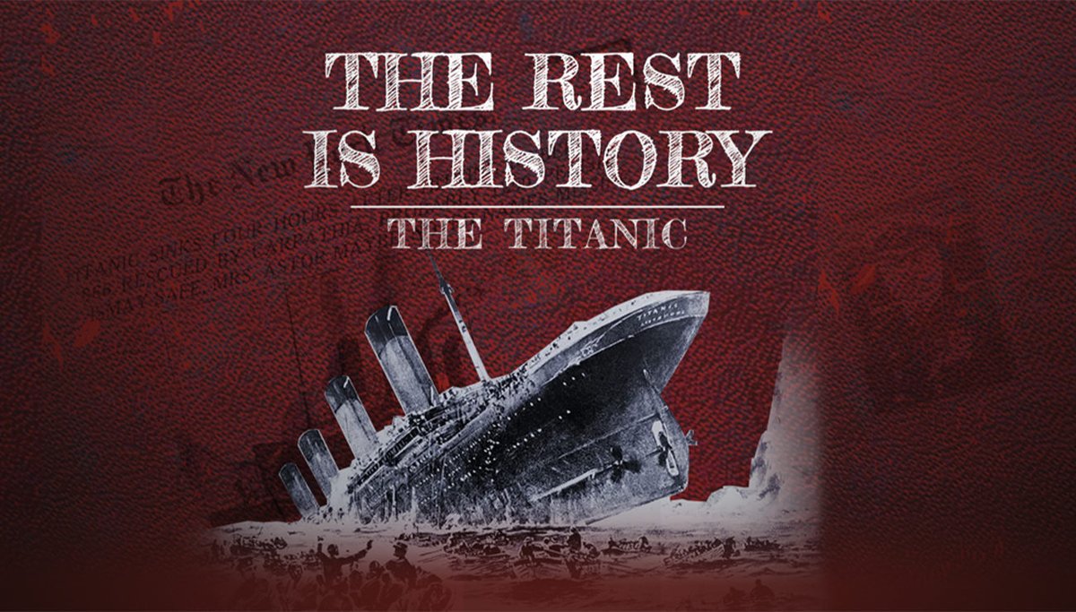 Apple Podcasts (@applepodcasts) on Twitter photo Your two favorite historians, @Holland_Tom & @DCSandbrook, cover the unsinkable ship that sank in an all-new season of <a href="/TheRestHistory/">The Rest Is History</a>.
Hear the story full of drama, competition and drive for modernity, here: apple.co/RestIsHistory Your two favorite historians, @Holland_Tom & @DCSandbrook, cover the unsinkable ship that sank in an all-new season of <a href="/TheRestHistory/">The Rest Is History</a>.
Hear the story full of drama, competition and drive for modernity, here: apple.co/RestIsHistory