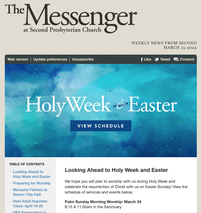 Second Presbyterian tweet media