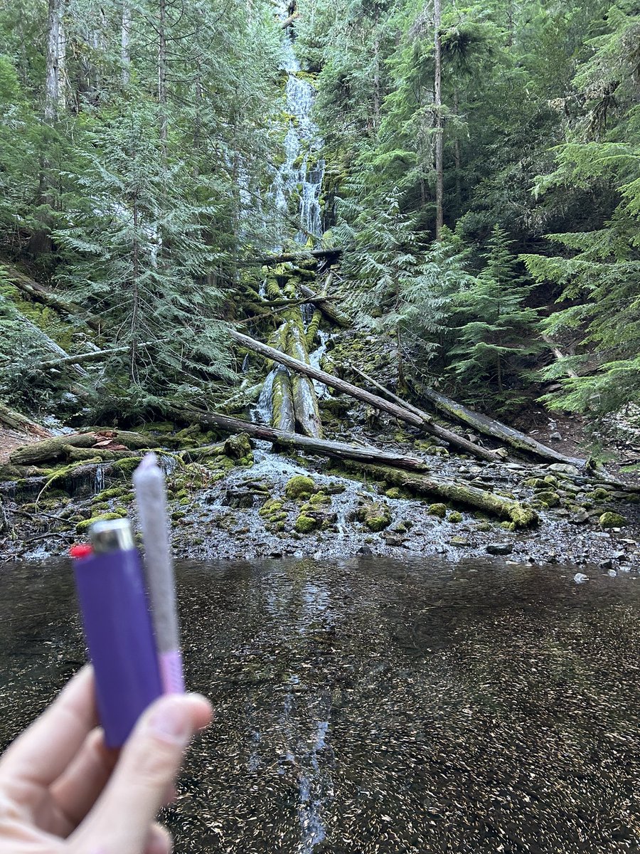 Smoking at waterfalls is where I’ll be all summer