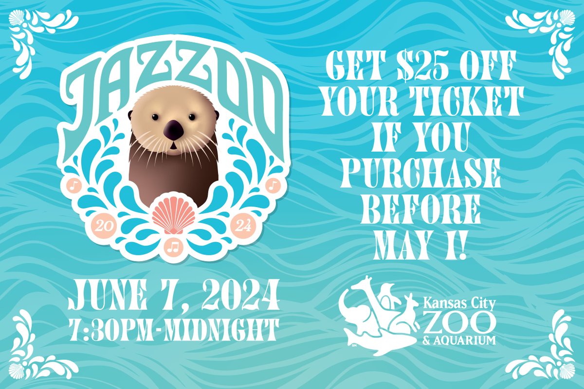 Jazzoo returns Friday, June 7 at the Kansas City Zoo &amp; Aquarium! This fundraiser is the WILDEST party in KC featuring unlimited food, drinks and entertainment all night long.

Purchase your ticket before May 1 to get $25 OFF. Learn more at: kansascityzoo.org/jazzoo/