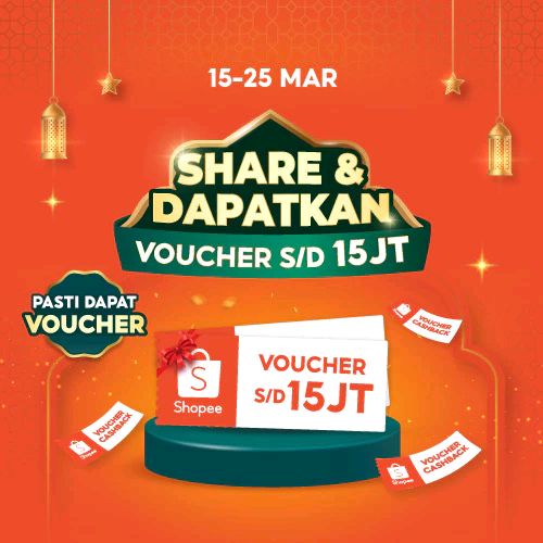 efflaresta's tweet photo. BERKAH RAMADAN: Ada Voucher s/d 15JT buat kamu! 🎉   Gabung grup Shopee-ku sekarang juga dan ajak temanmu! #ShopeeBigRamadanSale2024 Langsung klik di sini 👉 https://t.co/YspUPVViIq https://t.co/m1YFfkpGeV
