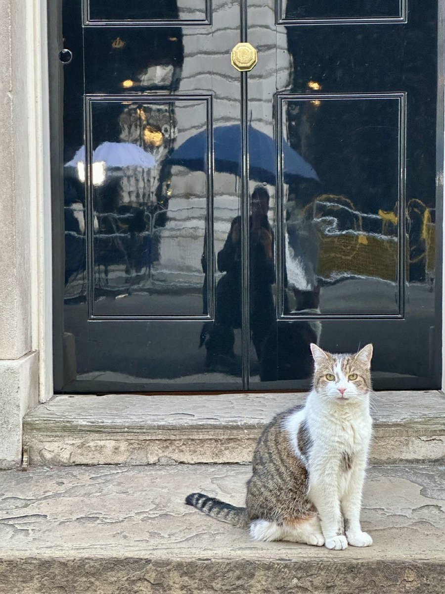 Not sure which looks better, me or the door! (Photo @richardgaisford)