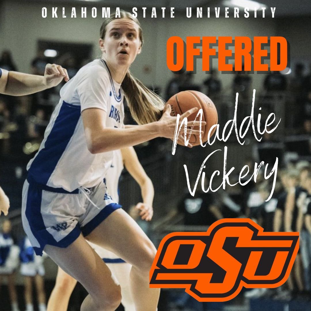 Maddie Vickery (@vickerymaddie) on Twitter photo So awesome to talk to <a href="/CoachJacie/">Jacie Hoyt</a> and receive an offer to play ball for her with <a href="/OSUWBB/">OSU Cowgirl Basketball</a> ! Thankful she was able to catch our team play at the state tourney last week! Looking forward to a trip to campus soon! Go Pokes! So awesome to talk to <a href="/CoachJacie/">Jacie Hoyt</a> and receive an offer to play ball for her with <a href="/OSUWBB/">OSU Cowgirl Basketball</a> ! Thankful she was able to catch our team play at the state tourney last week! Looking forward to a trip to campus soon! Go Pokes!