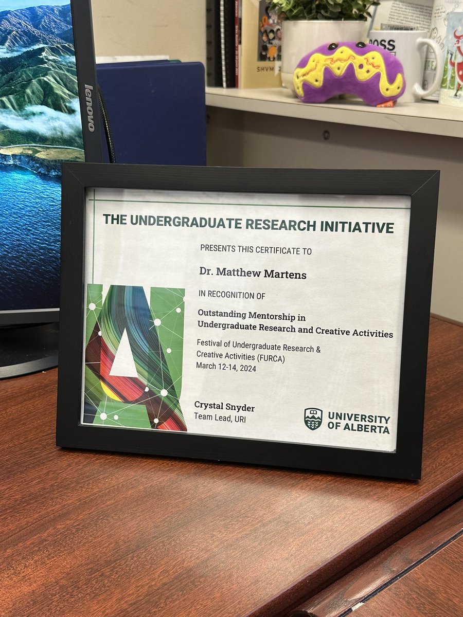Matthew Martens, PhD (@mattdmartens) on Twitter photo Honoured to receive the <a href="/UAlberta/">University of Alberta</a> Award for Outstanding Mentorship in Undergraduate Research and Creative Activities! 🏆
I have been fortunate to have such great trainees in the <a href="/DyckLab/">Dyck Lab @ualberta</a> that are eager to learn and be mentored! Honoured to receive the <a href="/UAlberta/">University of Alberta</a> Award for Outstanding Mentorship in Undergraduate Research and Creative Activities! 🏆
I have been fortunate to have such great trainees in the <a href="/DyckLab/">Dyck Lab @ualberta</a> that are eager to learn and be mentored!