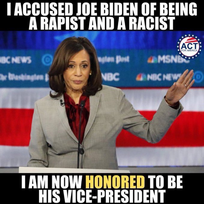 @JoeBiden @KamalaHarris 'Shattered barriers' of corruption, hypocrisy, & deception.