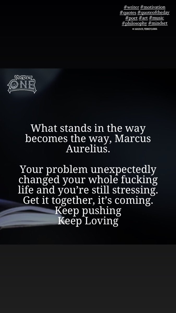 I_amknowone's tweet photo. When something bothers us, we stress, get anxiety and have negative thoughts. Sometimes we start thinking the worst. Whatever didn’t happen wasn’t supposed to happen. Because something greater is on the way. That love wasn’t meant to be. #writer #poet #music #art #blog #FYP #love https://t.co/uNc1pIc6qf