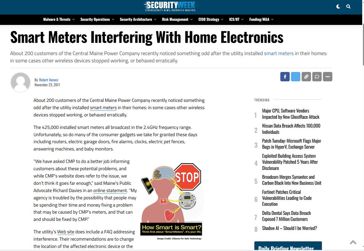 Susan_Dupres's tweet photo. WA STATE #SmartMeter #LandlinePhone

Since Lewis PUD installed a smart meter at bottom of my hill, one foot away from the box for landline phones for the hill, my calls are dropping like mad.

I spoke to your assistant, Jim. Will contact you June 2024.

https://t.co/lxE45FJ2RV https://t.co/jydtOhOVTx