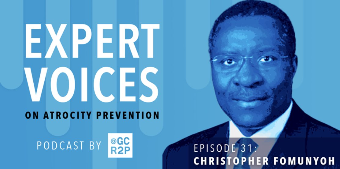 🎙️New #podcast: @NDI/@NDIAfrica's @ChrisFomunyoh spoke to @GCR2P about the linkages between democratic resilience & atrocity prevention. #YearOfElections Listen ⬇️ 🔴youtu.be/7bUaeo3melo 🟢bit.ly/3PLy3Mj 🟠 soundcloud.com/evappodcast 🟣bit.ly/3Pq1K5b