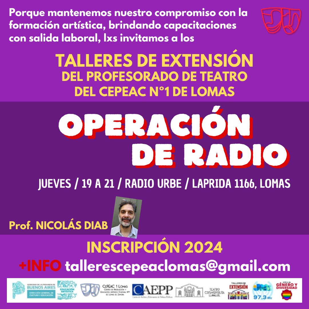 Cepeac1Lomas's tweet photo. HORARIOS DE LOS TALLERES DE EXTENSIÓN 2024
+INFO tallerescepeaclomas@gmail.com https://t.co/wu7Yq3YA7O