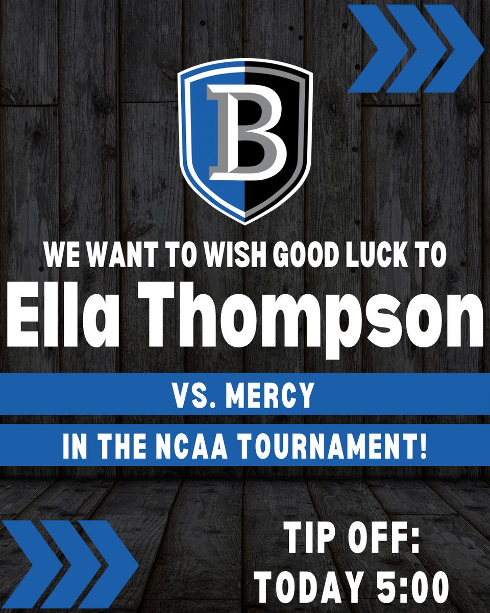 Good luck to our 2019 alum <a href="/ellathompson22/">Ella Thompson</a> in the <a href="/NCAADII/">NCAA Division II</a> Tournament‼️