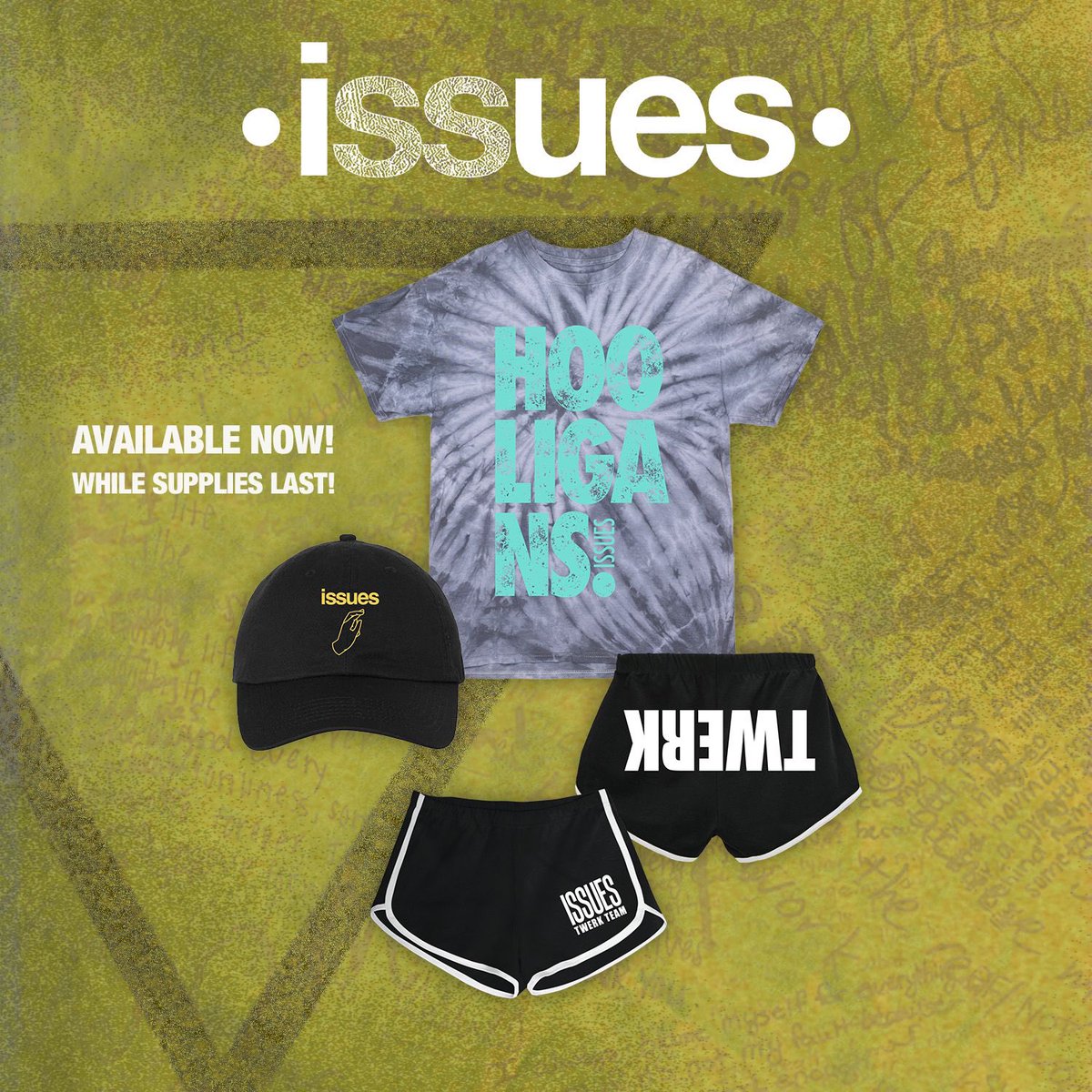 Commemorating & celebrating 10 years of the Issues Self Titled with THE most iconic merch.🕺🏽 #issuestwerkteam ixiimmxxiv.com