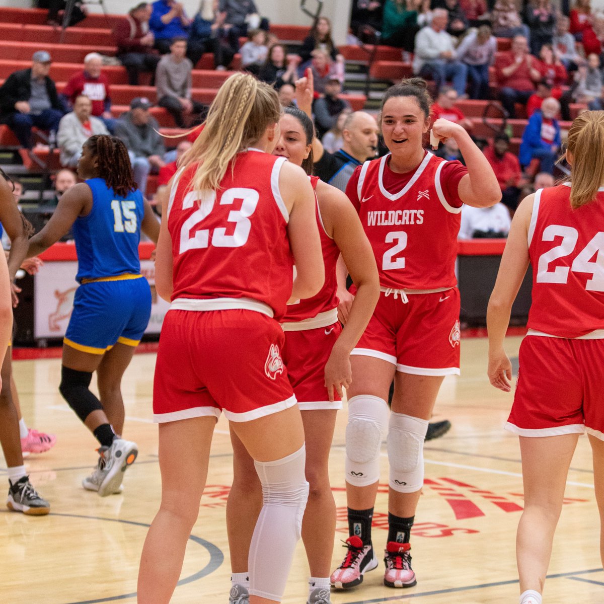 IWUWildcats's tweet photo. See you tomorrow in the Second Round! 😼

@IWU_WBB advanced past Fisk to play tomorrow at 3:00PM in the Second Round of the NAIA National Championship! 🏀

#BothAnd | #BattleForTheRedBanner https://t.co/oWEWTfNzRu