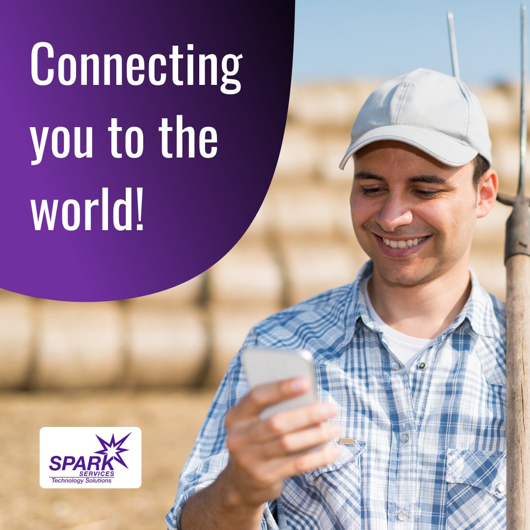 Available rural internet options are riddled with problems of reliability. 

Choose the best internet provider in your area- choose SPARK!

Contact us to get started: 918-608-8888⁣
⁣
#highspeedinternet #internetconnection #internetservices #webservices #startup #smallbusinesses