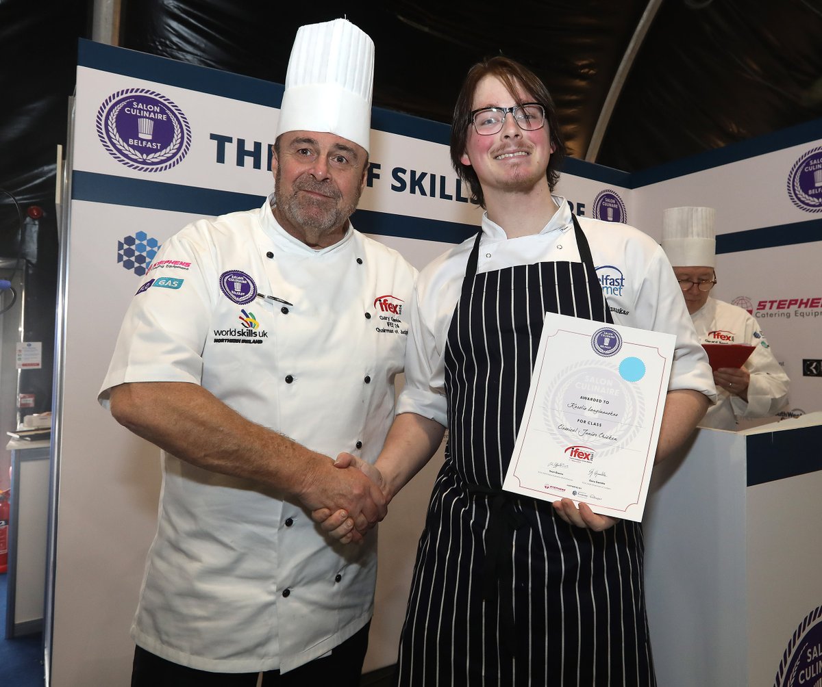 What an amazing week we had at @IFEX_NI in the @TECBelfast👨‍🍳🍴 Congratulations to all the talented competitors and mentors from Belfast Met. We are extremely proud to announce that we have won Gold, Silver, and Bronze Medals!🥇🥈🥉