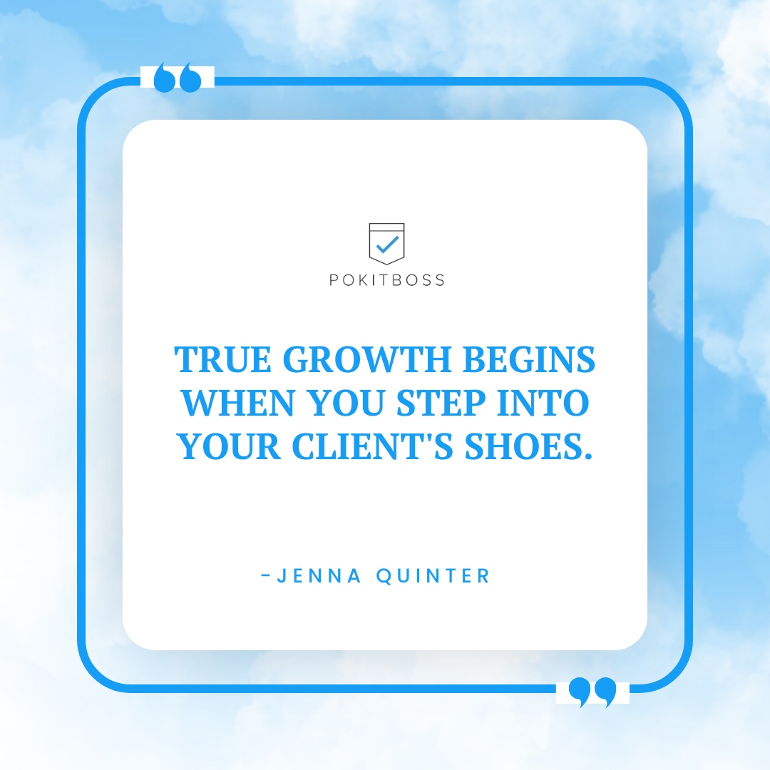 Understanding their journey from their perspective is the key to unlocking unparalleled success for your business. 😌

📅 Book a discovery call: calendly.com/jqhq

#ClientJourney #TrueGrowth #UnparalleledSuccess #StepIntoTheirShoes #JennaQuinter #UnderstandingClients #K...