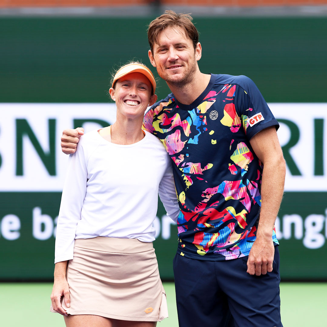 Mixed Doubles Champions 🏆 @stormsanders94 & @mattebden defeat Garcia/Roger-Vasselin 6-3 6-3 to win the first-ever BNP Paribas Open Mixed Doubles Invitational. #IndianWells | #TennisParadise