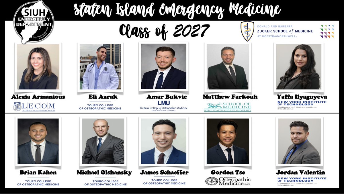 Excited to welcome the class of 2027 !! We can’t wait to meet you in person and welcome you to the @statenislandem family @abbashu @EMSwami @Billycaps_MD #Match2024 #MatchDay2024 #embound