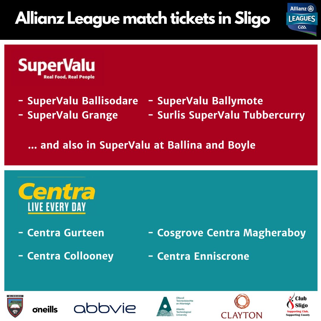 The @sligogaa senior football panel for the @AllianzIreland League Div 3 game vs. @Offaly_GAA in Markievicz Park tomorrow. Throw in 2.30 Tickets in advance am.ticketmaster.com/gaa/24MP1703 or from Supervalu or Centra stores around the county