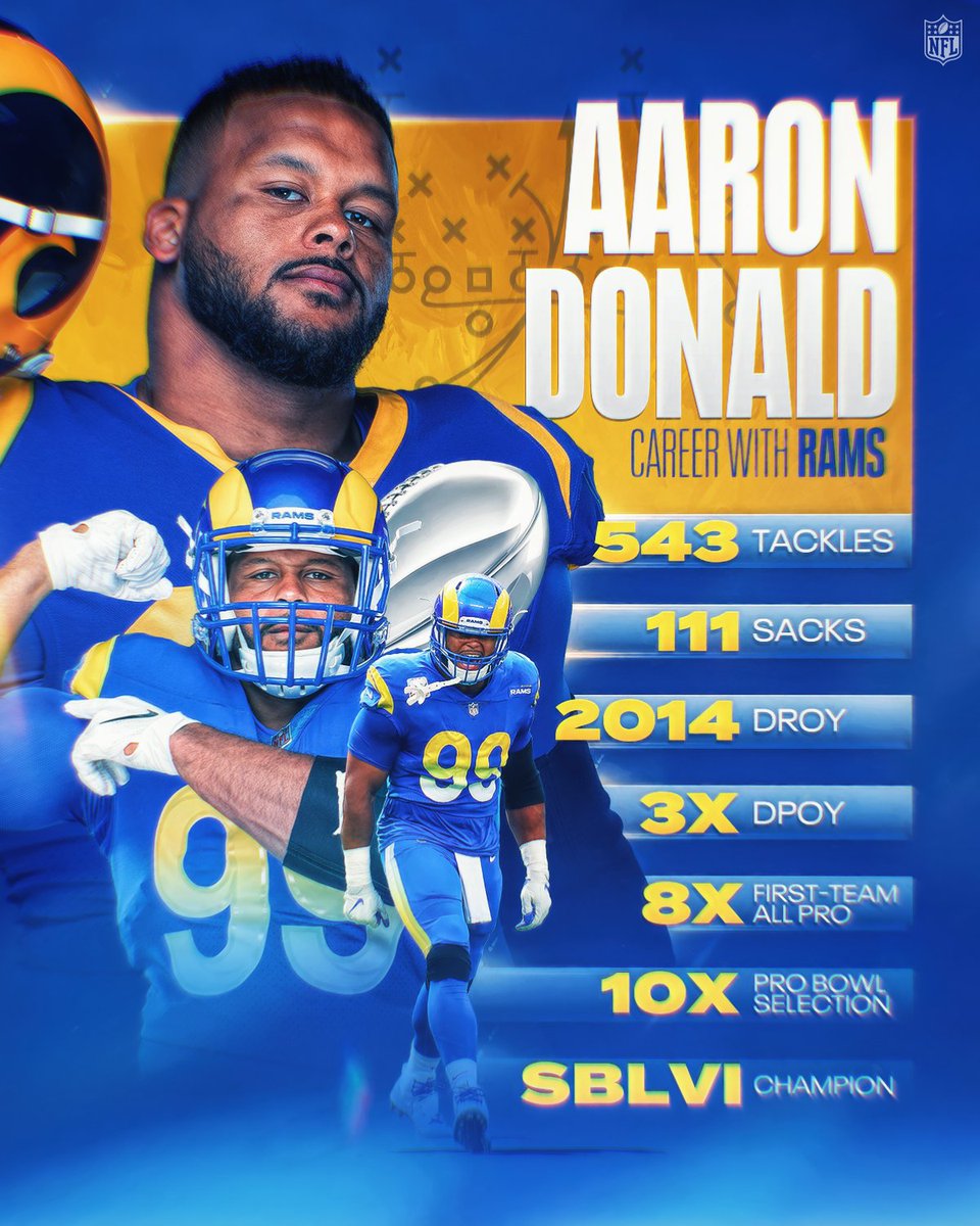 One of the greatest defensive players EVER 🤩 @AaronDonald97 | @RamsNFL