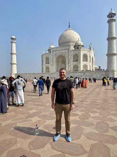 Friday Feature Photo: 'Bucket list trip to the Taj Mahal during lunar new year vacation!' submitted by GF employee Sam Sherman from our Singapore team. Congrats, Sam, for winning the Feb. photo contest! #GFphotoFriday