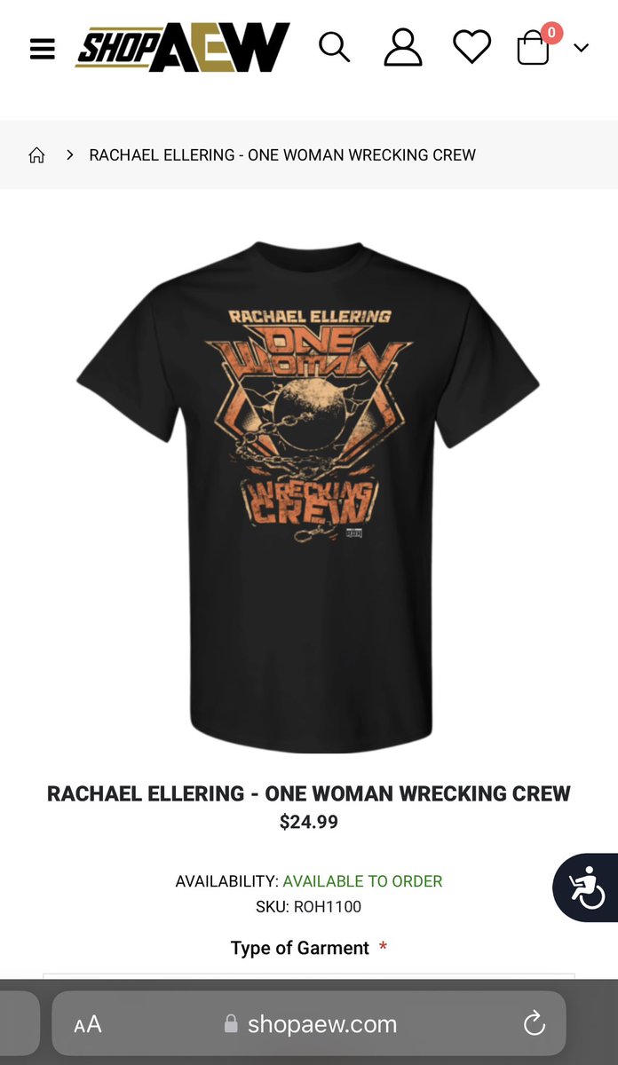 Anyone who purchases my 1st @ringofhonor tee: Email your proof of purchase to bookrachaelellering@gmail.com and I will send you a signed photo! I know I’m not always the most active girlie on social media, but know I see you & I appreciate you all ❤️ shopaew.com/rachael-elleri…